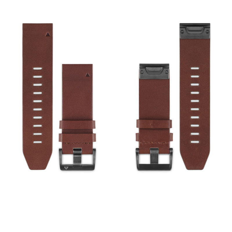 Garmin Fenix 5 QuickFit 22mm Watch Brown Leather