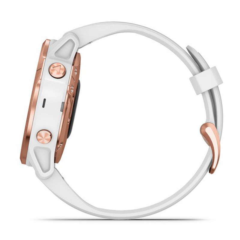Garmin Fenix 6S Pro-Editions 42mm Rose Gold Tone with White Band Watch Best Price in Dubai