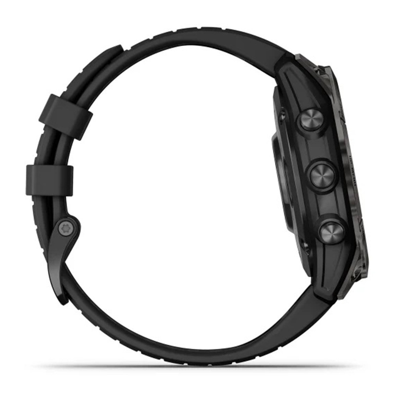 Garmin Fenix 7 Pro Sapphire Solar Edition 47mm Carbon Grey DLC Titanium with Black Band Watch Best Price in UAE