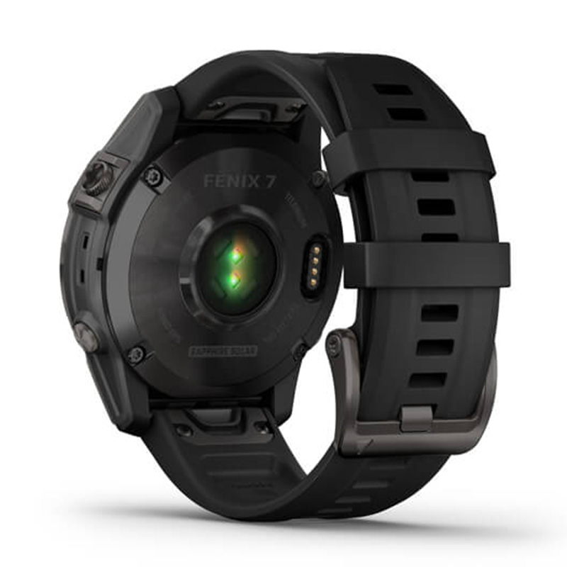 Garmin fÄ“nix 7 Sapphire Solar Black DLC Titanium with Black Band 47 MM Watch Best Price in Ajman