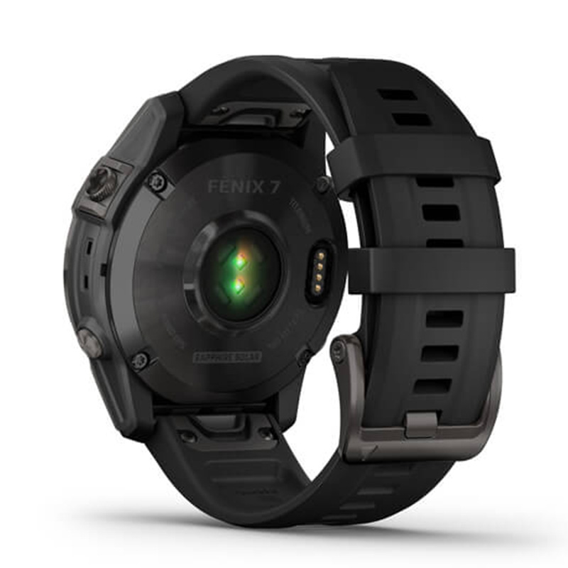 Garmin fÄ“nix 7 Sapphire Solar Carbon Gray DLC Titanium with Black Band 47 MM Watch Best Price in Ajman