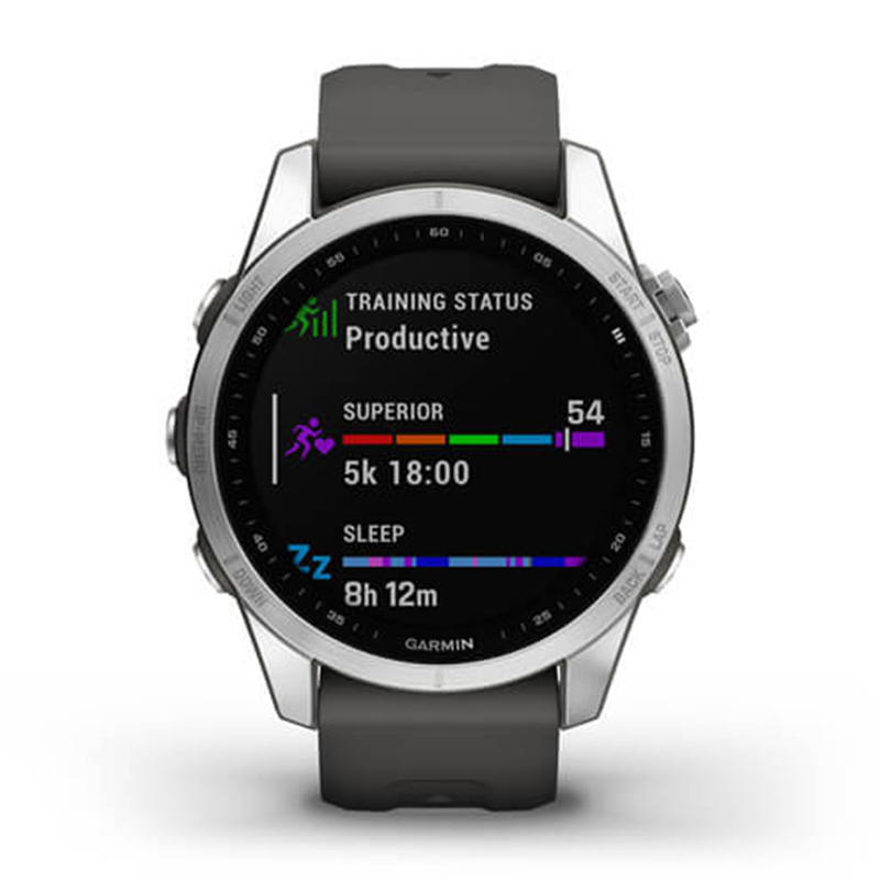 Garmin fenix 7 Standard Edition Silver with Graphite Band 42 MM Watch Best Price in Dubai