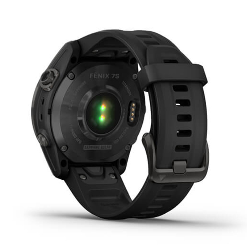 Garmin fenix 7S Sapphire Solar Carbon Gray DLC Titanium with Black Band 42 MM Watch Best Price in Ajman