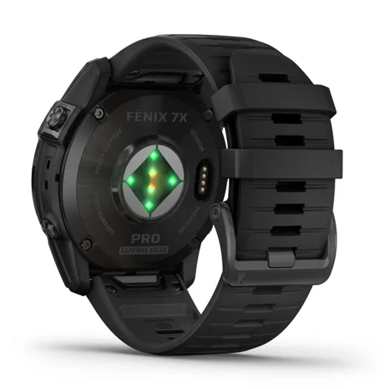 Garmin Fenix 7X Pro Sapphire Solar Edition 51mm Carbon Grey DLC Titanium with Black Band Watch Best Price in UAE