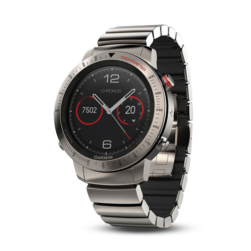 Garmin Fenix Chronos Steel Watch 