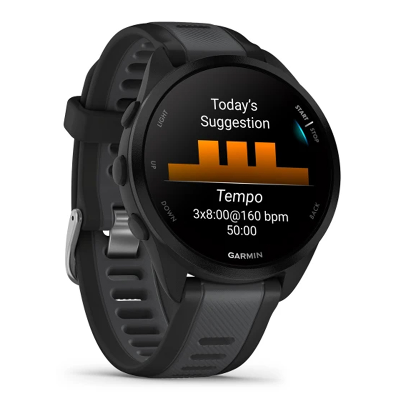 Garmin Forerunner 165 Watch Black/Slate Grey Best Price in Abu Dhabi