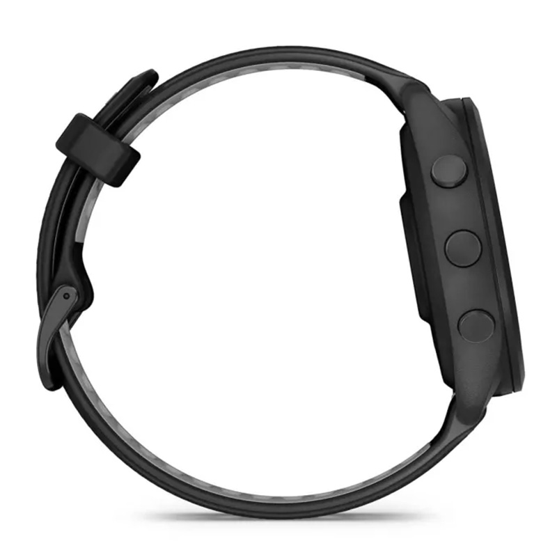 Garmin Forerunner 265 Black Bezel and Case with Black/Powder Gray Silicone Band 46MM Watch Best Price in Ajman