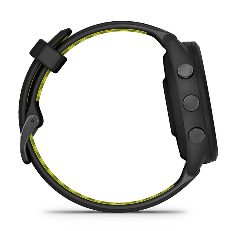 Garmin Forerunner 265S Black Bezel and Case with Black/Amp Yellow Silicone Band 42 MM Watch Best Price in Al Ain