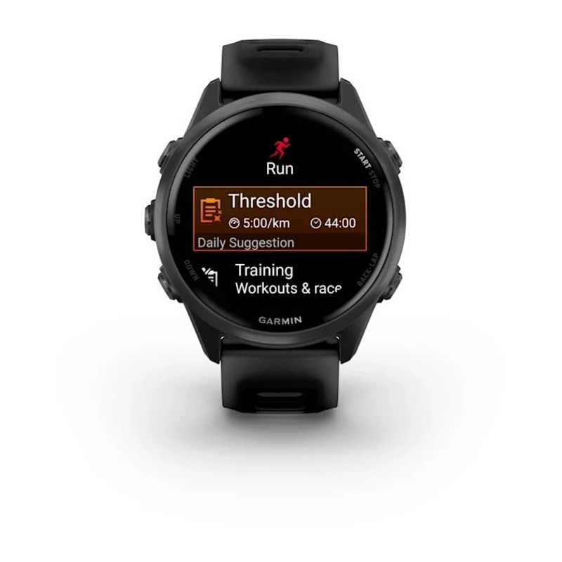 Garmin Forerunner 570 - 42mm Slate Grey Aluminum with Translucent Black/Black Band Best Price in UAE , Dubai, Abu Dhabi, Ajman 