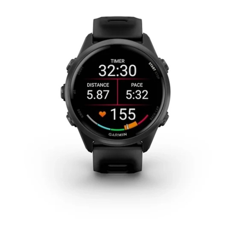 Garmin Forerunner 570 - 42mm Slate Grey Aluminum with Translucent Black/Black Band Best Price in UAE , Dubai, Abu Dhabi, Ajman 