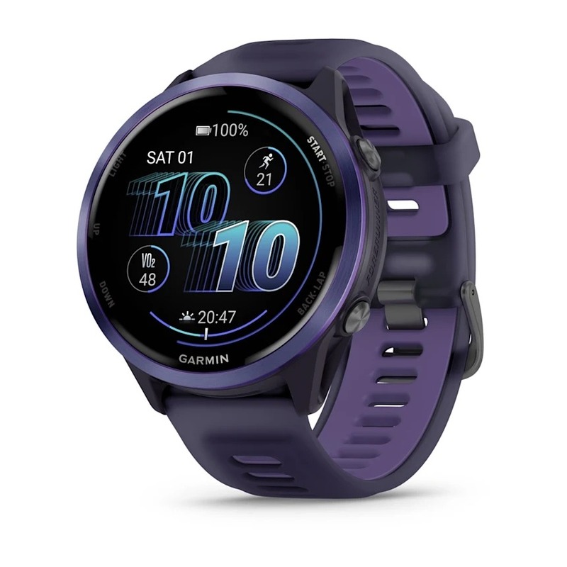 Garmin Forerunner 570 - 47mm Indigo Aluminum with Translucent Imperial Purple/Indigo Band