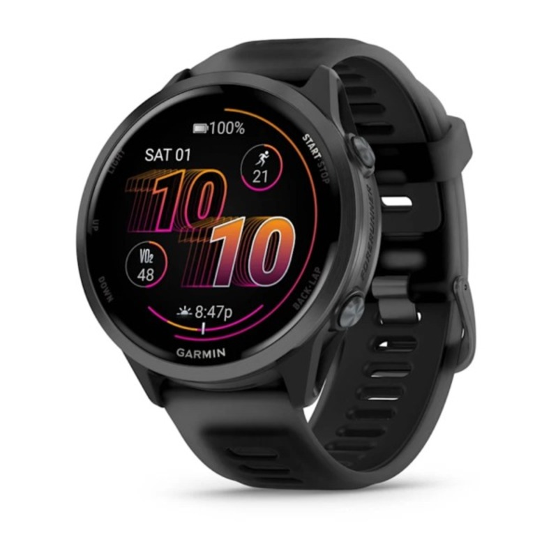 Garmin Forerunner 570 - 47mm Slate Grey Aluminum with Translucent Black/Black Band