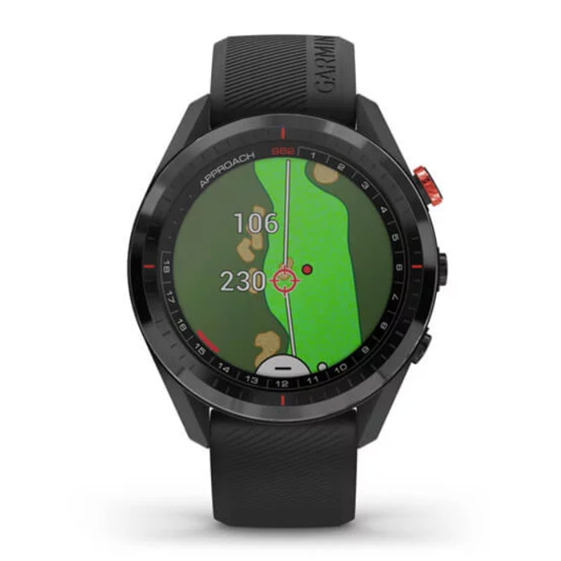 Garmin Golf Watch Approach S62 Black Ceramic Bezel with Black Silicone Band Best Price in UAE