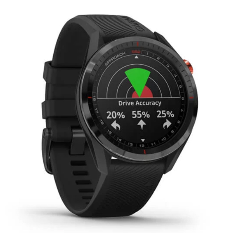 Garmin Golf Watch Approach S62 Black Ceramic Bezel with Black Silicone Band Best Price in UAE