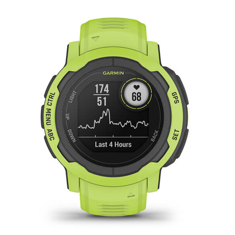 Garmin Instinct 2 Standard Edition Electric Lime 45 MM Watch Best Price in Dubai