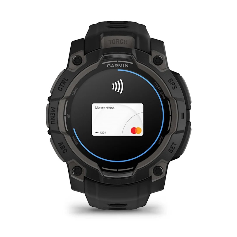 Garmin Instinct 3 – 45 mm AMOLED Black with Black Band Watch