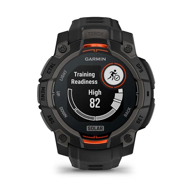 Garmin Instinct 3 – 45 mm Solar Black with Black Band Watch