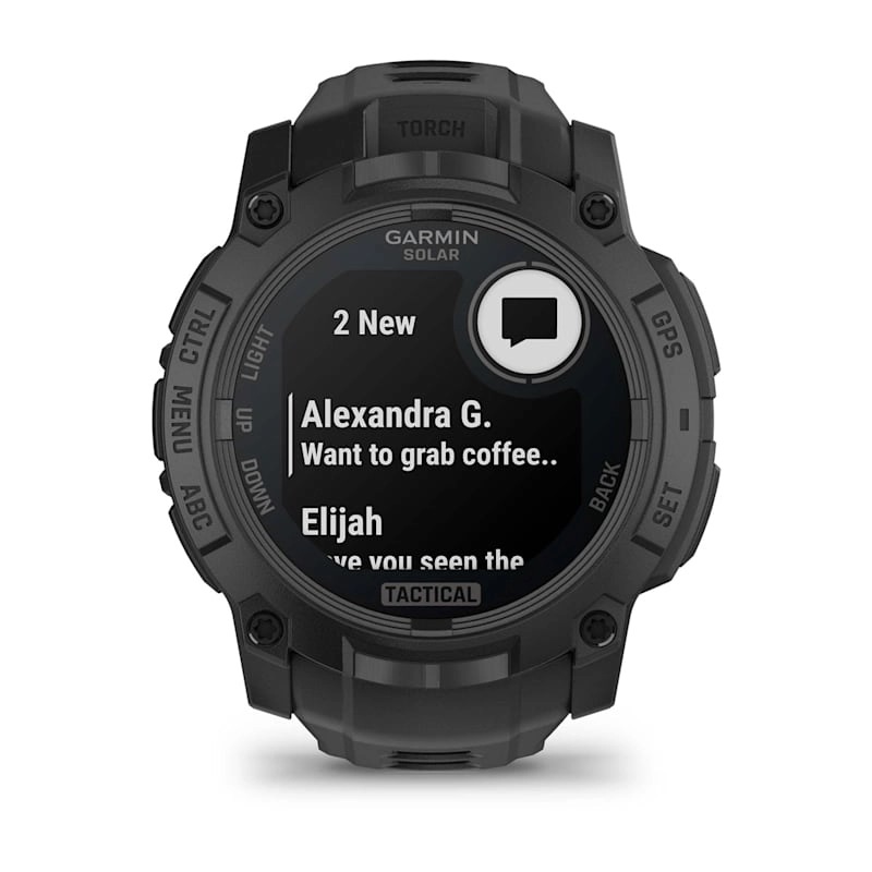 Garmin Instinct 3 – 50 mm Solar Tactical Edition Black with Charcoal Band Watch Best Price in Dubai