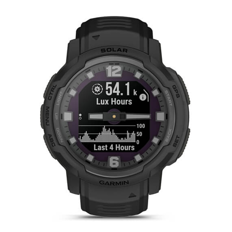 Garmin Instinct Crossover Solar Tactical Edition Watch -  Black Best Price in Dubai