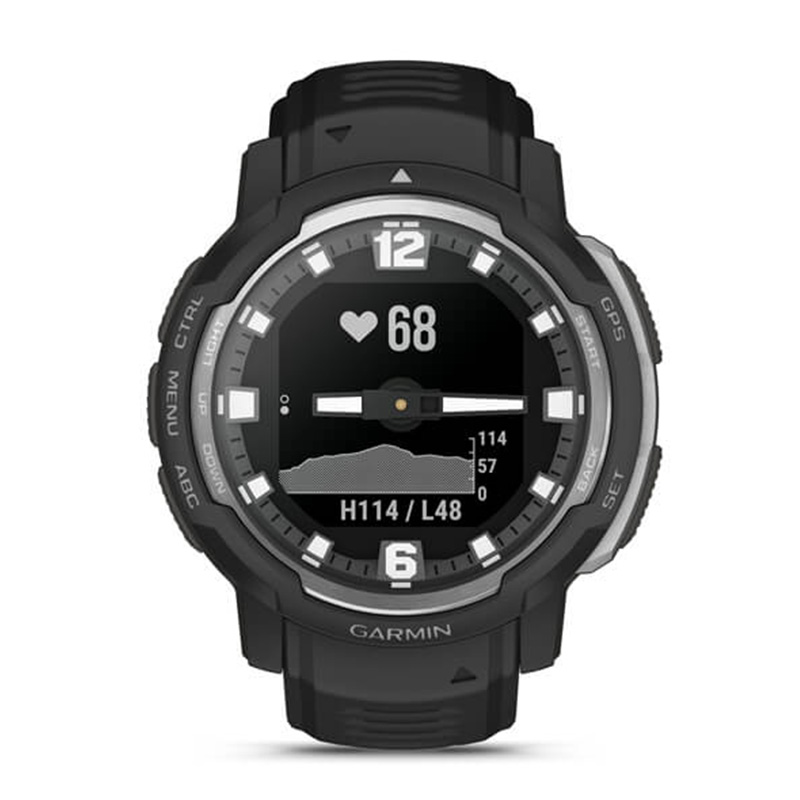 Garmin Instinct Crossover Standard Edition Watch -  Black Best Price in Dubai