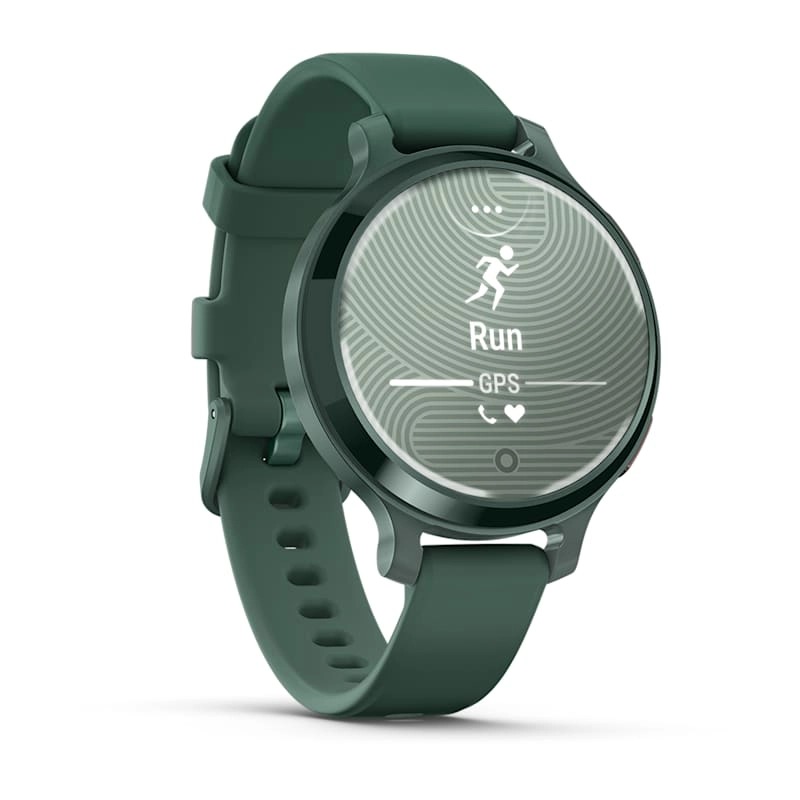 Garmin Lily 2 Active Jasper Green with Jasper Green Silicone Band Watch