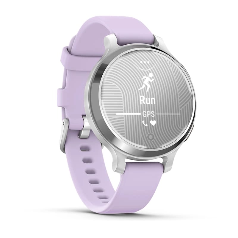 Garmin Lily 2 Active Silver with Purple Jasmine Silicone Band Watch Best Price in Abu Dhabi