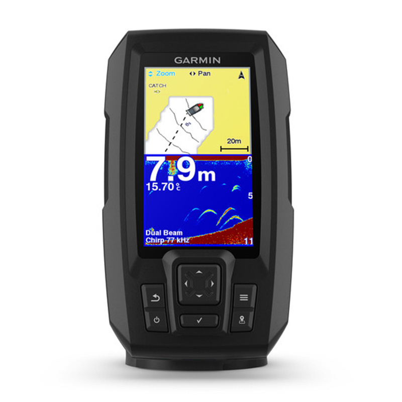 Garmin Striker Plus 4 GPS and Fishfinder With Dual Beam Transducer