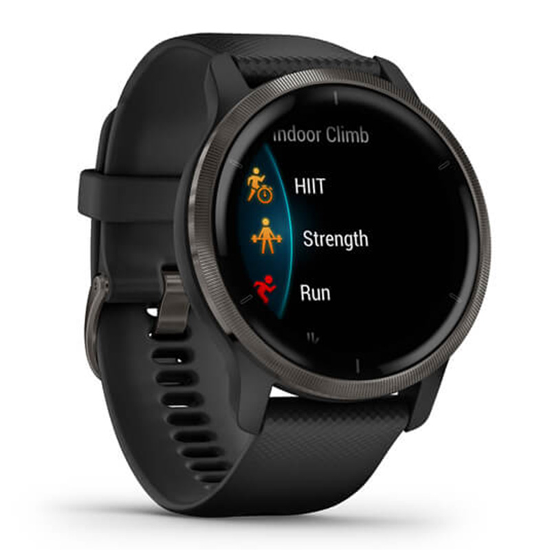 Garmin Venu 2 Slate Bezel with Black Silicone Band 45 MM Best Price in Abudhabi