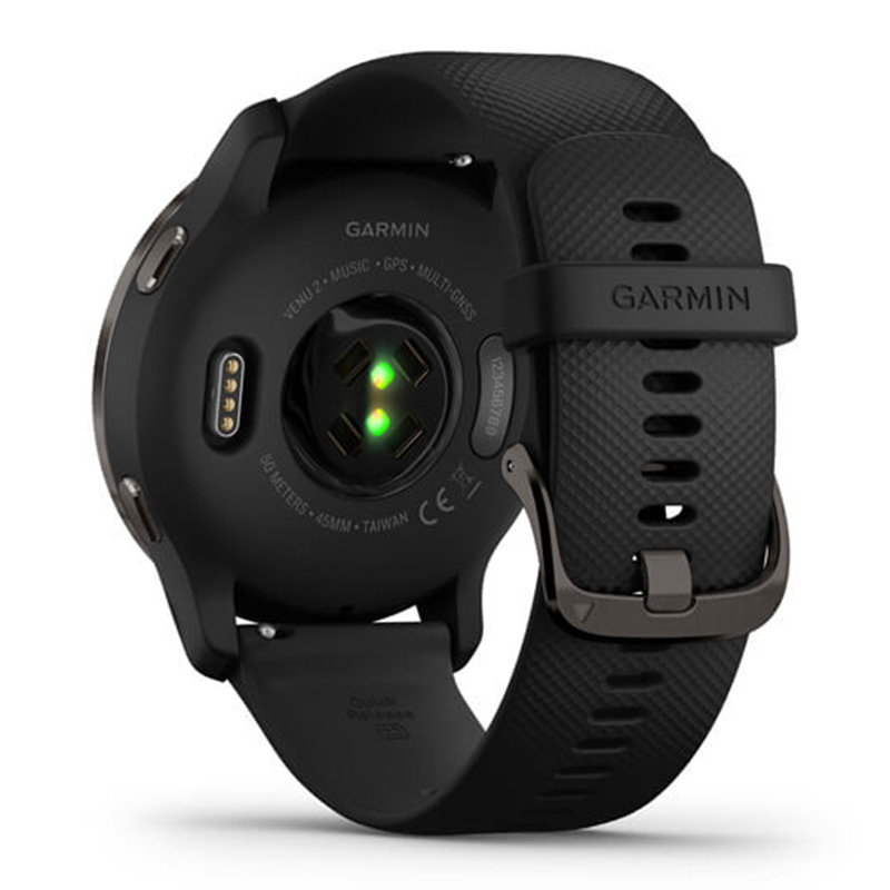 Garmin Venu 2 Slate Bezel with Black Silicone Band 45 MM Best Price in Dubai