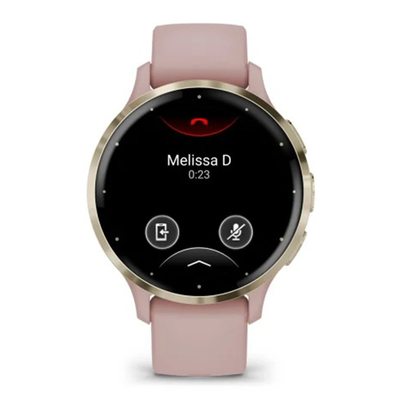 Garmin Venu 3S Soft Gold Stainless Steel Bezel 41 MM With Dust Rose Case And Silicone Band Watch Best Price in Dubai