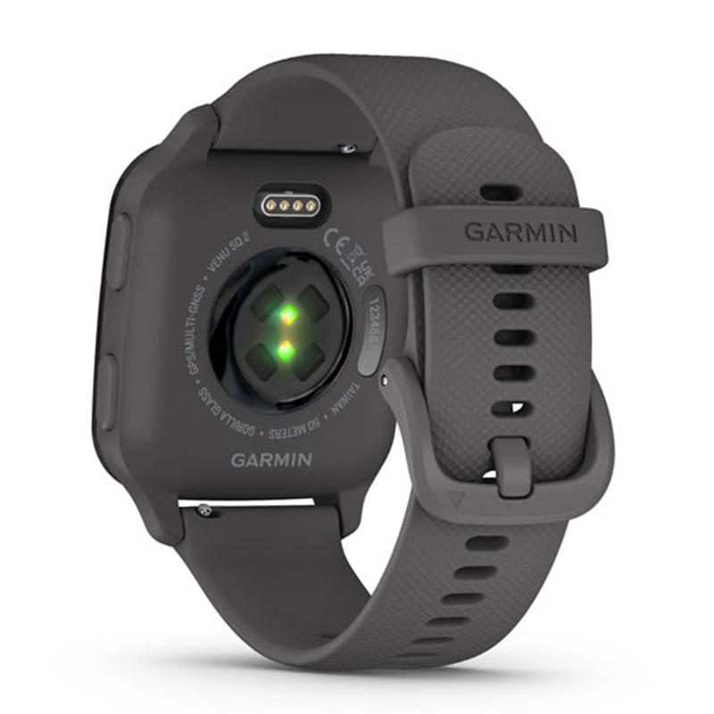 Garmin Venu Sq 2 - Slate Aluminium Bezel with Shadow Grey Case and Silicone Band 40mm Best Price in UAE