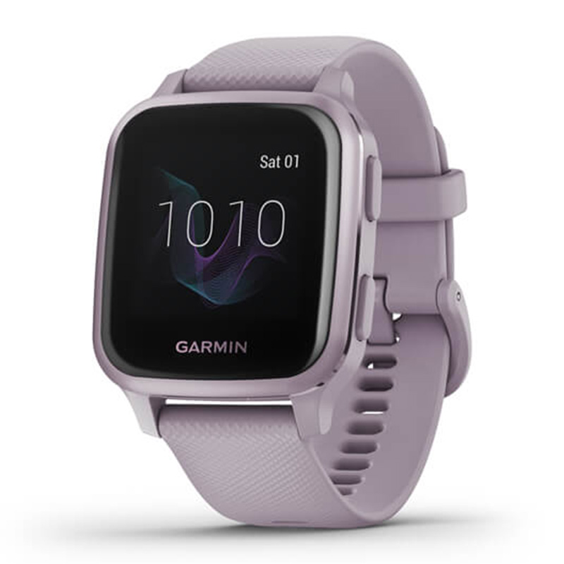 Garmin Venu Sq Metallic Orchid Bezel With Orchid Case Silicone Band 40 MM