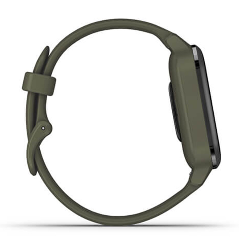 Garmin Venu Sq - Music Edition Slate Aluminum With Moss Case Silicone Band 40 MM Best Price in UAE