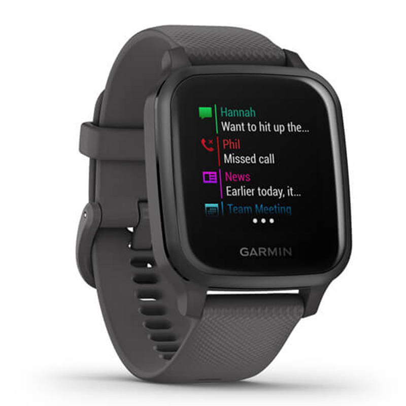 Garmin Venu Sq Slate Bezel With Shadow Grey Case Silicone Band 40 MM Best Price in Dubai