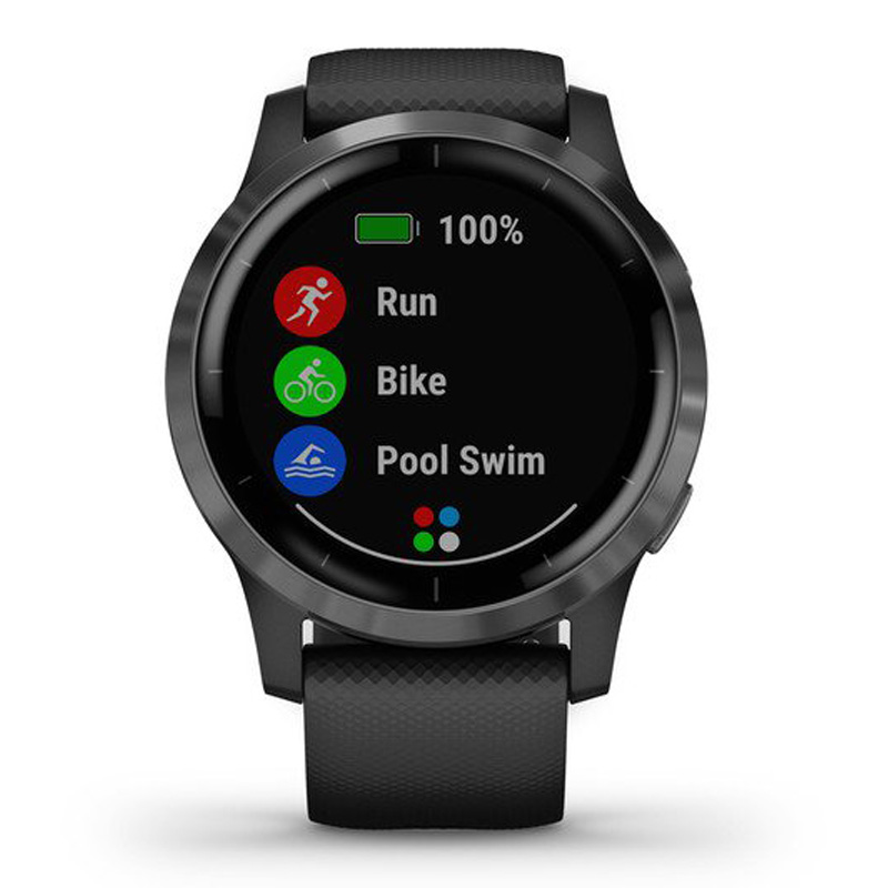 Garmin Vivoactive 4-45Mm Black With Slate Hardware (010-02174-14) Best Price in UAE