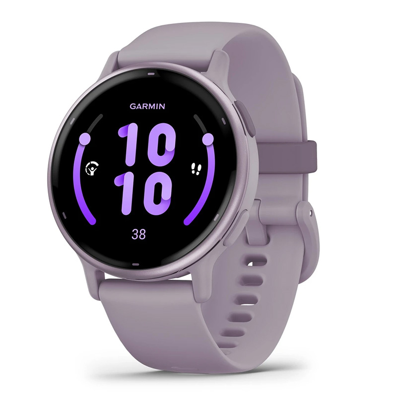 Garmin vívoactive 5 Metallic orchid Aluminium bezel with orchid case and silicone band