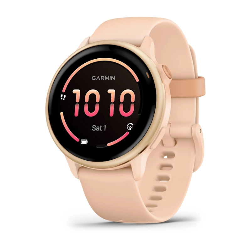 Garmin Vivoactive 6 Metallic Pink Dawn with Pink Dawn Band Watch