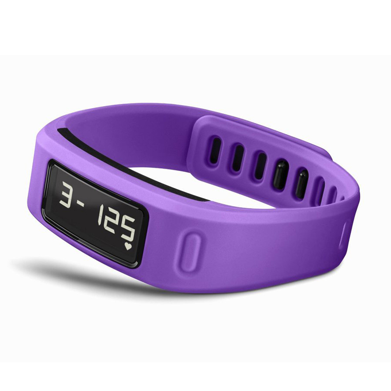 Garmin Vivofit Fitness Band Purple Bundle With Heart Rate Monitor 