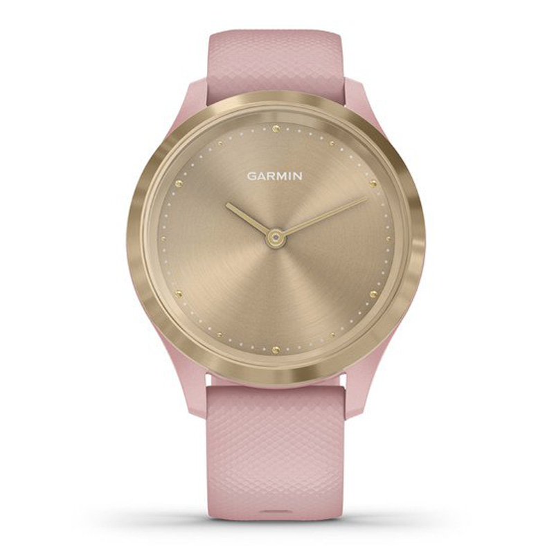 Garmin Vivomove 3S-39Mm Light Gold Stainless Steel Bezel With Dust Rose Case And Silicone Band Best Price in UAE