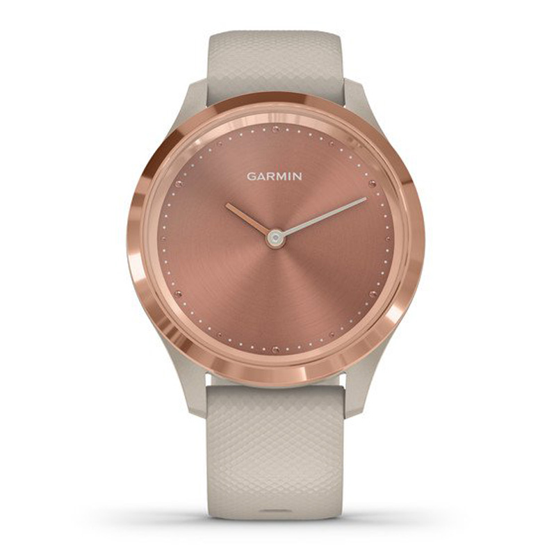 Garmin Vivomove 3S-39Mm Rose Gold Stainless Steel Bezel With Light Sand Case And Silicone Band Best Price in UAE