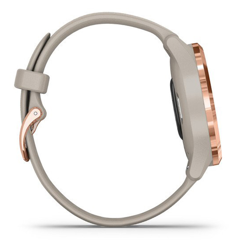 Garmin Vivomove 3S-39Mm Rose Gold Stainless Steel Bezel With Light Sand Case And Silicone Band Best Price in UAE