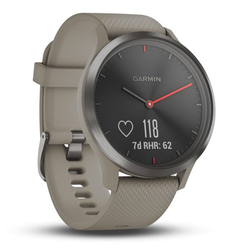 Garmin Vivomove HR Sport Black with Sandstone Silicone Band Best Price in UAE