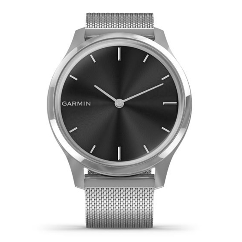 Garmin VivoMove Luxe Silver Stainless Steel Case With Silver Milanese Band 42 mm (010-02241-03) Best Price in UAE