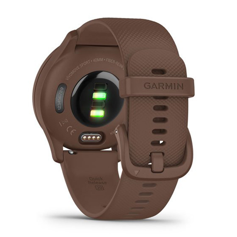 Garmin Vivomove Sport Cocoa Case and Silicone Band with Peach Gold Accents Watch Best Price in Sharjah