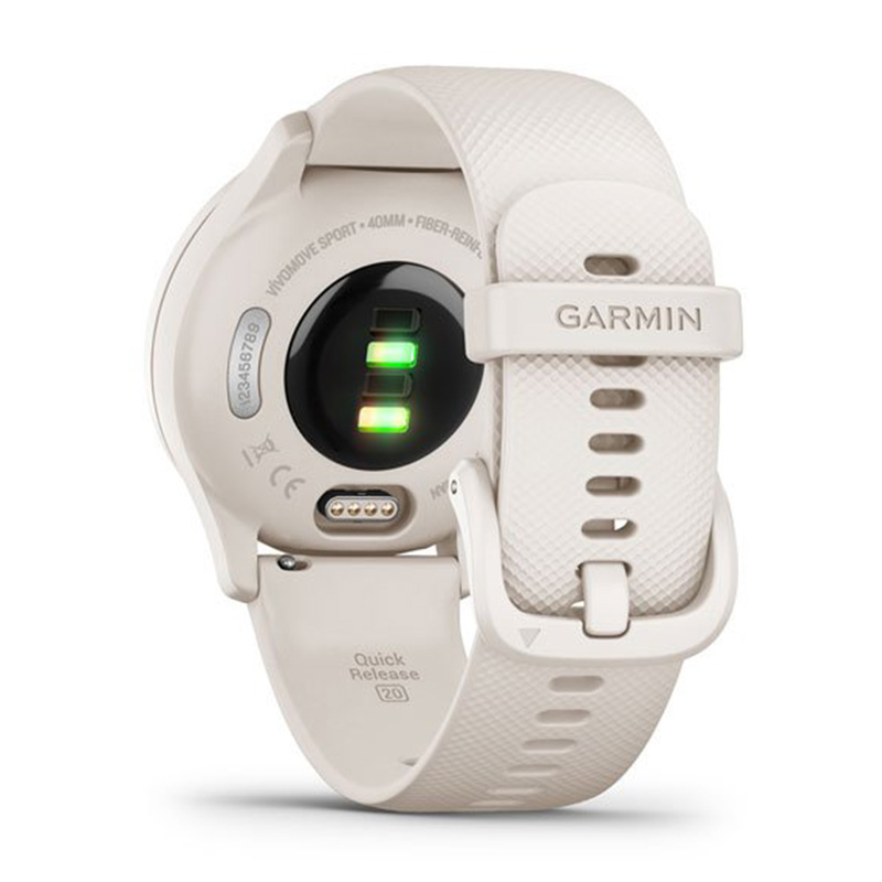 Garmin Vivomove Sport Ivory Case and Silicone Band with Peach Gold Accents Watch Best Price in Sharjah
