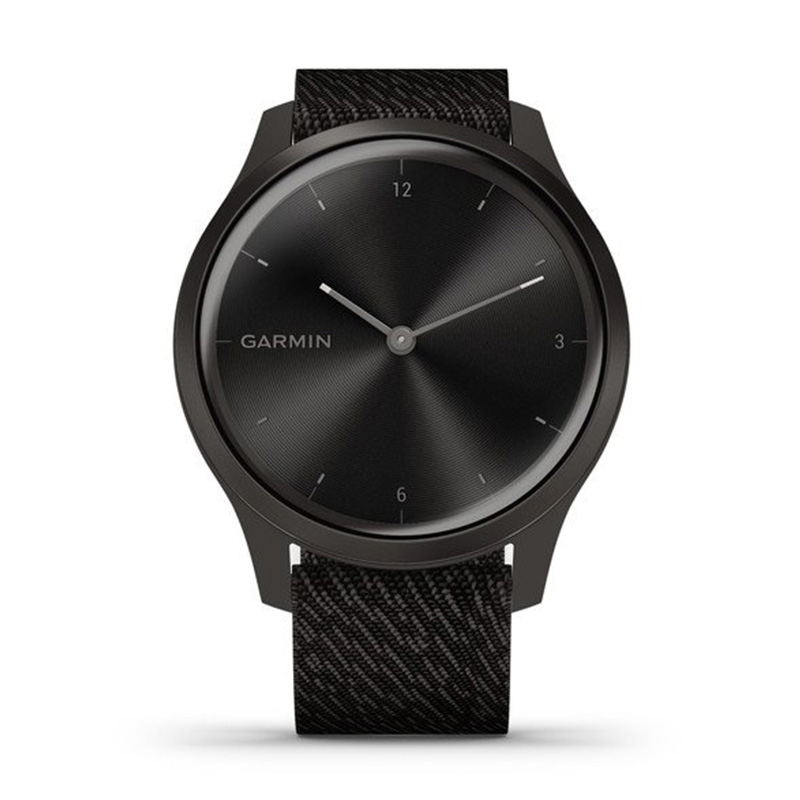 Garmin VÃ­vomove Style Graphite Aluminium Case With Black Pepper Woven Nylon Band Best Price in Dubai