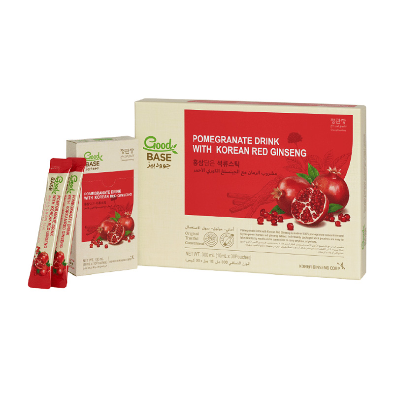 GoodBase CKJ Pomegranate Drink with Korean Red Ginseng Box of 3 Best Price in UAE