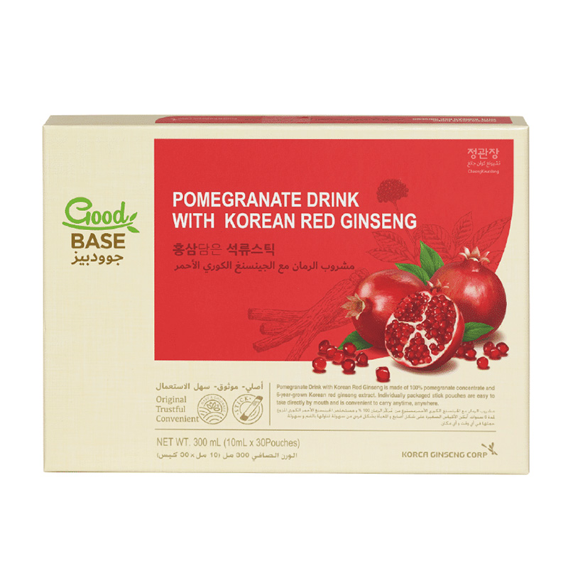 GoodBase CKJ Pomegranate Drink with Korean Red Ginseng Box of 3 Best Price in Dubai