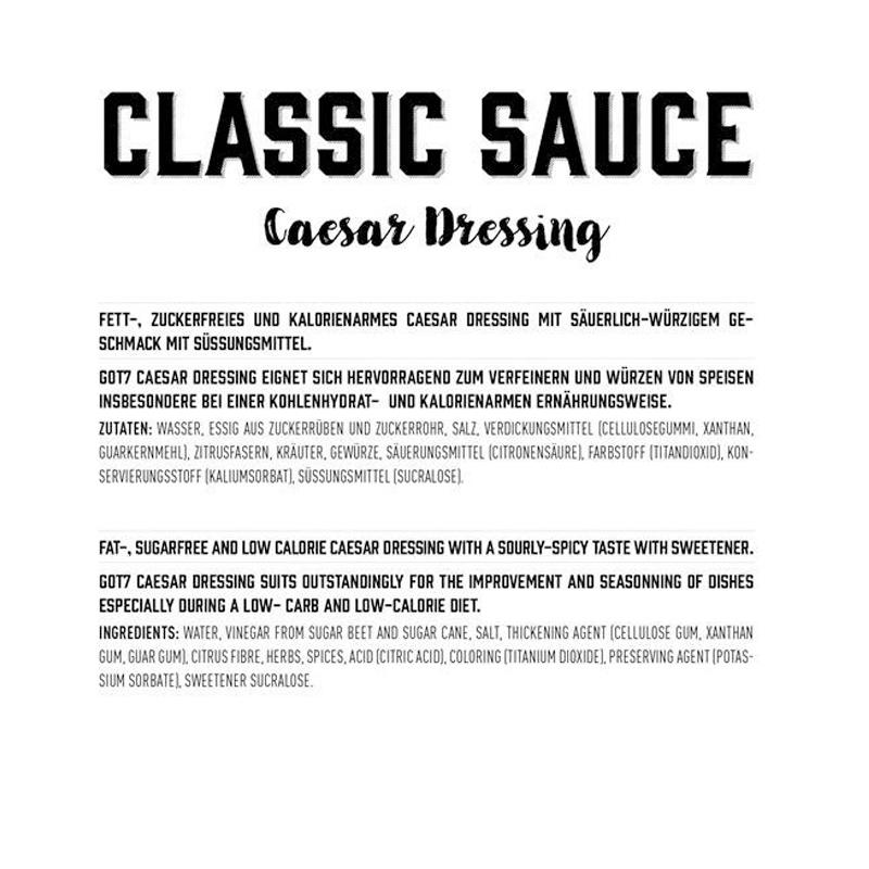 GOT7 Classic Ceasar Sauce 350ml Best Price in Abudhabi