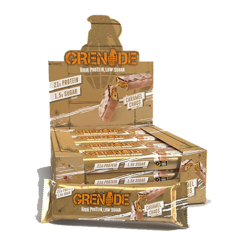 Grenade Carb Killa Box 1 Box of 12 Protein Bars Caramel Chaos